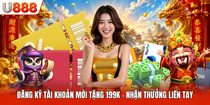 Đăng Ký Tài Khoản Mới Tặng 199k - Nhận Thưởng Liền Tay Đăng Ký Tài Khoản Mới Tặng 199k