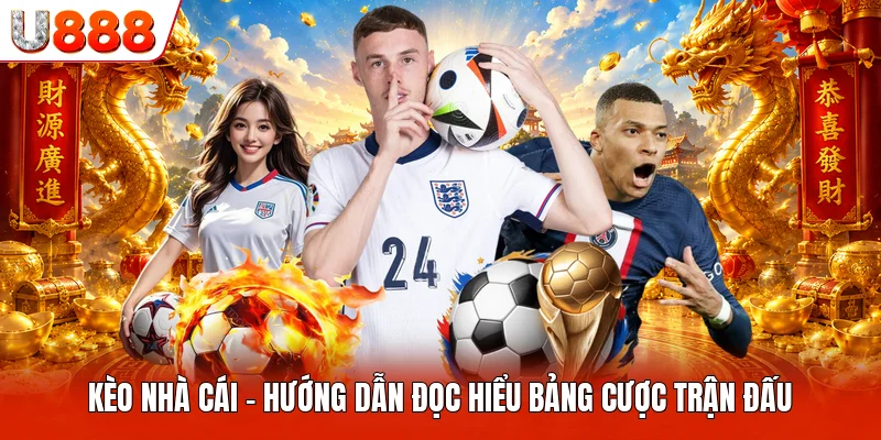 Kèo Nhà Cái U888 - Hướng Dẫn Đọc Hiểu Bảng Cược Trận Đấu Kèo Nhà Cái