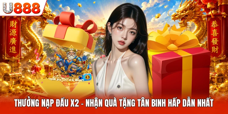 Thưởng Nạp Đầu X2 - Nhận Quà Tặng Tân Binh Hấp Dẫn Nhất Thưởng Nạp Đầu X2
